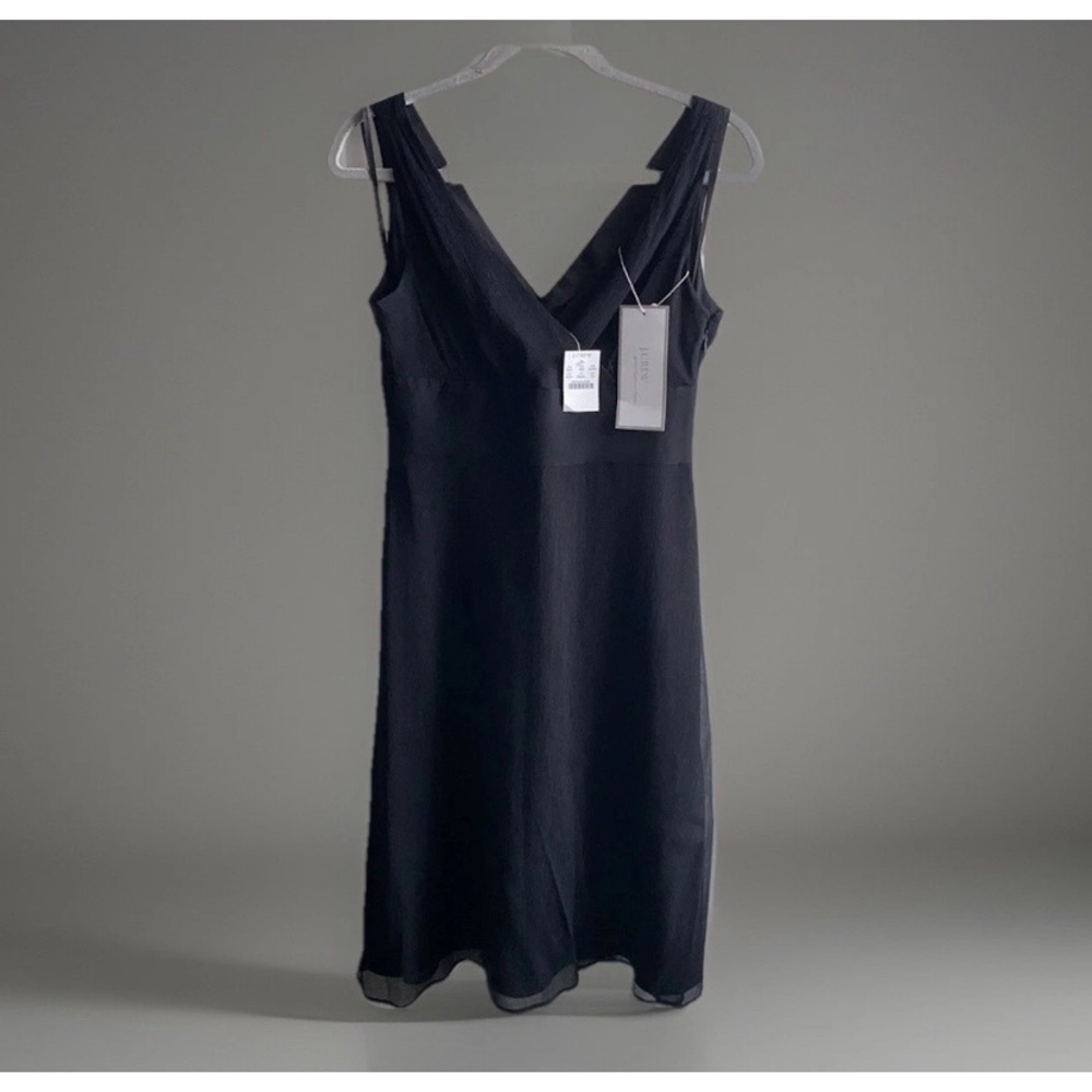 J. Crew Special‎ Occasion Silk Dress Black 6P P6
6 Petite NWT